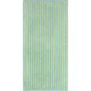 Cawö Cawö Weekend Streifen 6296 Douchelaken groen/lemon 70x140