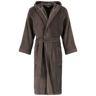 Cawö Home Heren Badjas met Capuchon 829 pepper XL
