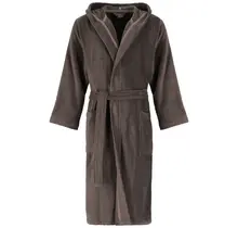 Cawö Home Heren Badjas met Capuchon 829 pepper XXL