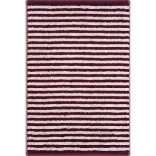Cawö Club Ringel 6300 Gastendoekje burgundy 30x50