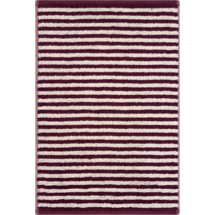 Cawö Club Ringel 6300 Gastendoekje burgundy 30x50