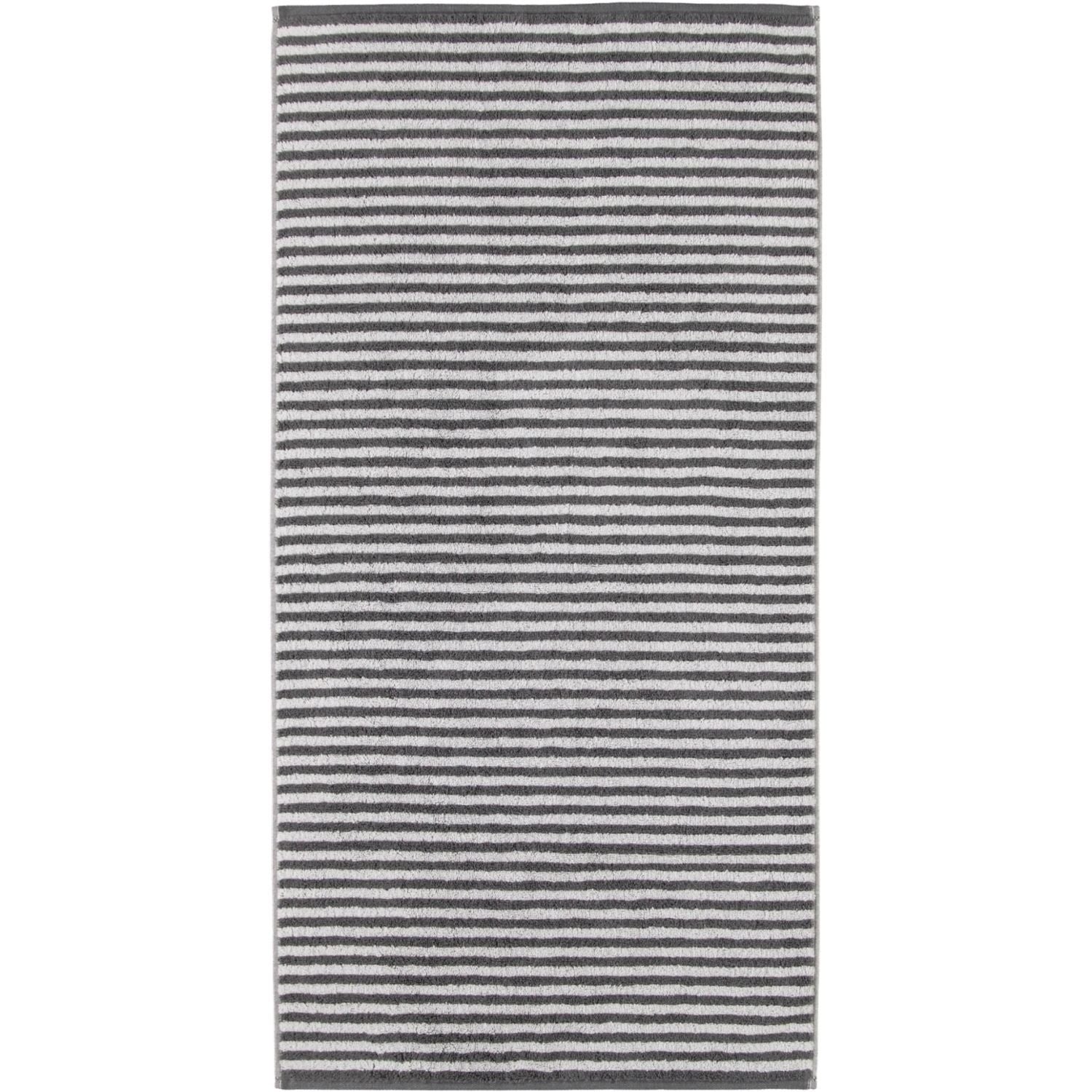 Cawö Cawö Club Ringel 6300 Handdoek basalt 50x100