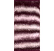 Cawö Club Ringel 6300 Handdoek burgundy 50x100
