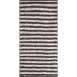 Cawö Club Ringel 6300 Handdoek pepper 50x100