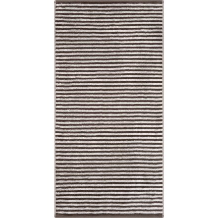 Cawö Club Ringel 6300 Handdoek pepper 50x100