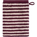Cawö Cawö Club Ringel 6300 Washandjes burgundy 16x22