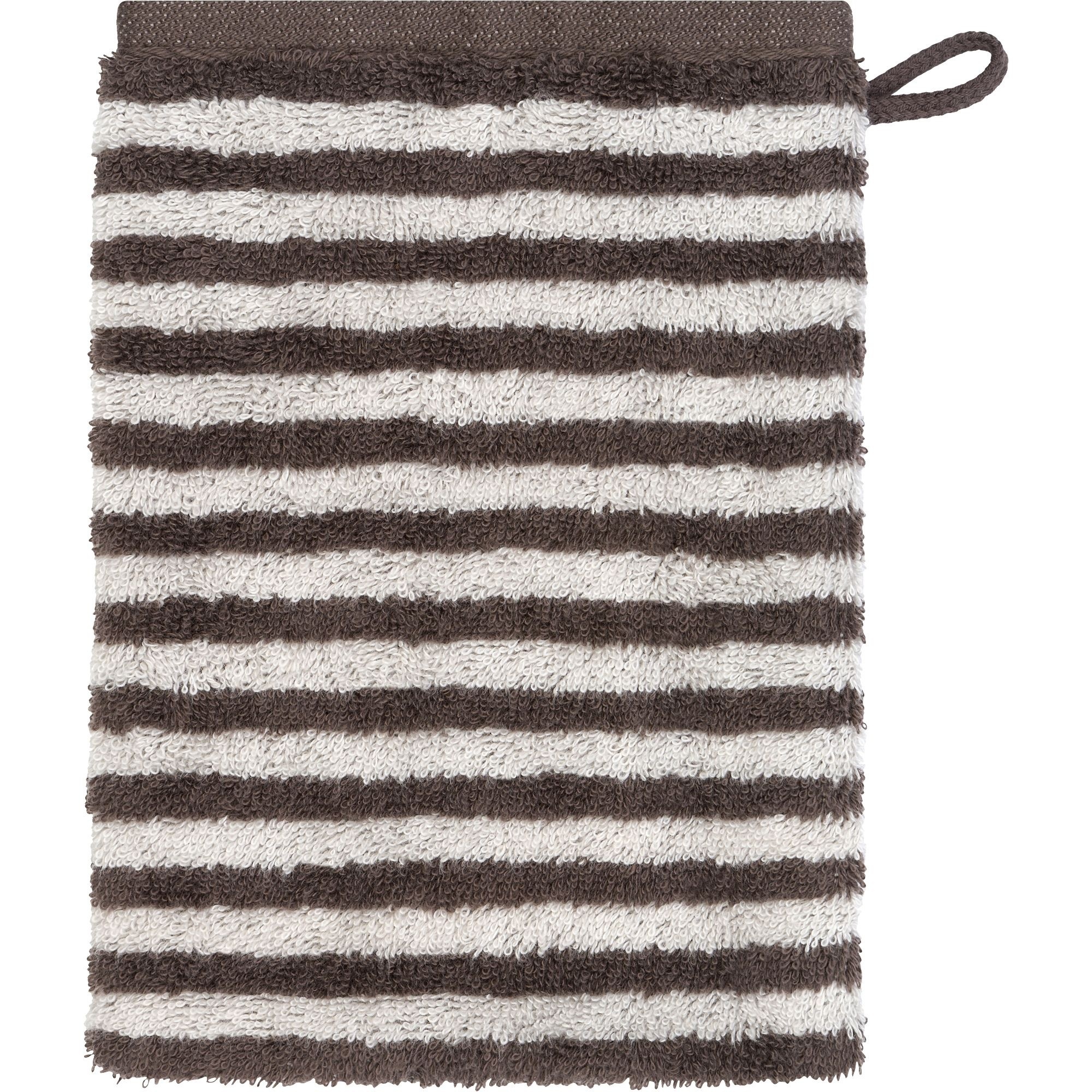 Cawö Cawö Club Ringel 6300 Washandjes pepper 16x22