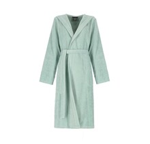 Cawö Dames Badjas extra licht met Capuchon 6140 mint 40