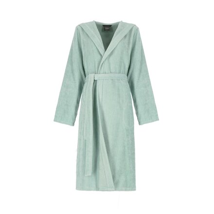 Cawö Dames Badjas extra licht met Capuchon 6140 mint 44