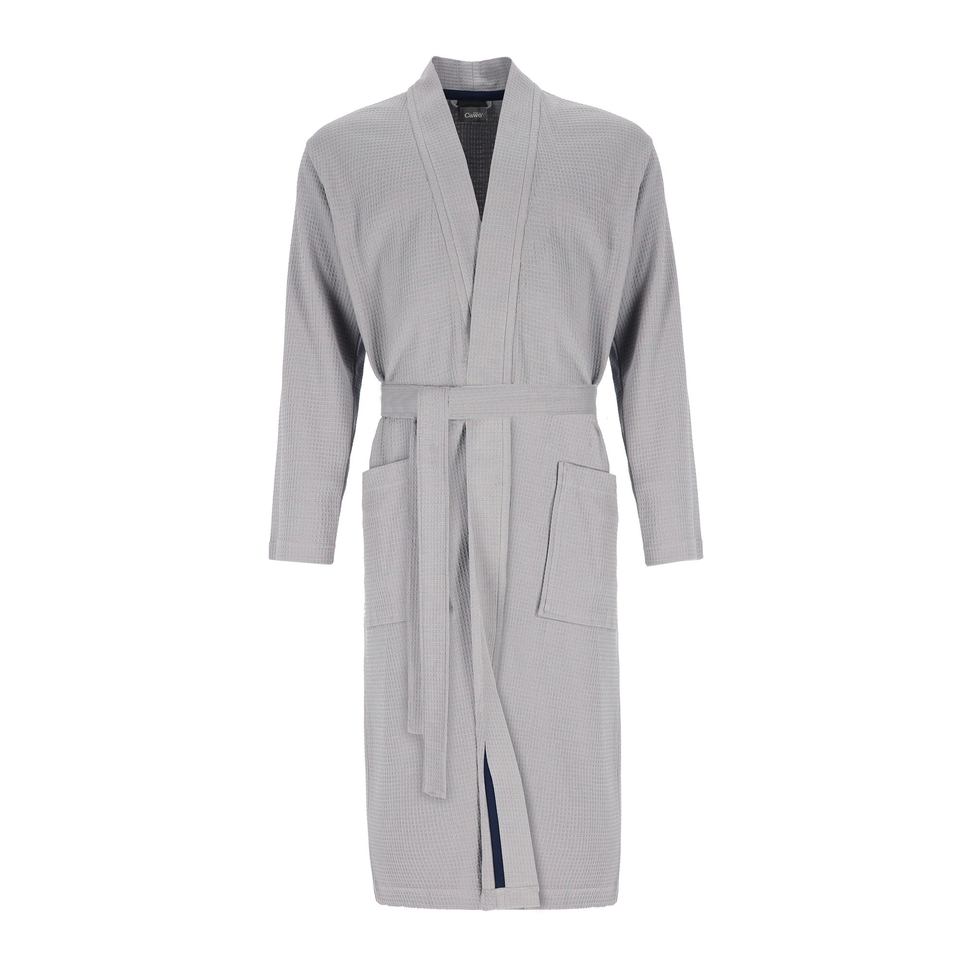 Cawö Cawö Home Heren Kimono, extra licht 816 metal 46/48