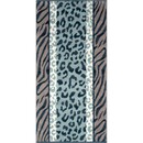 Cawö Cawö Noblesse Animal Animal 1090 Douchelaken emerald/teal 80x150