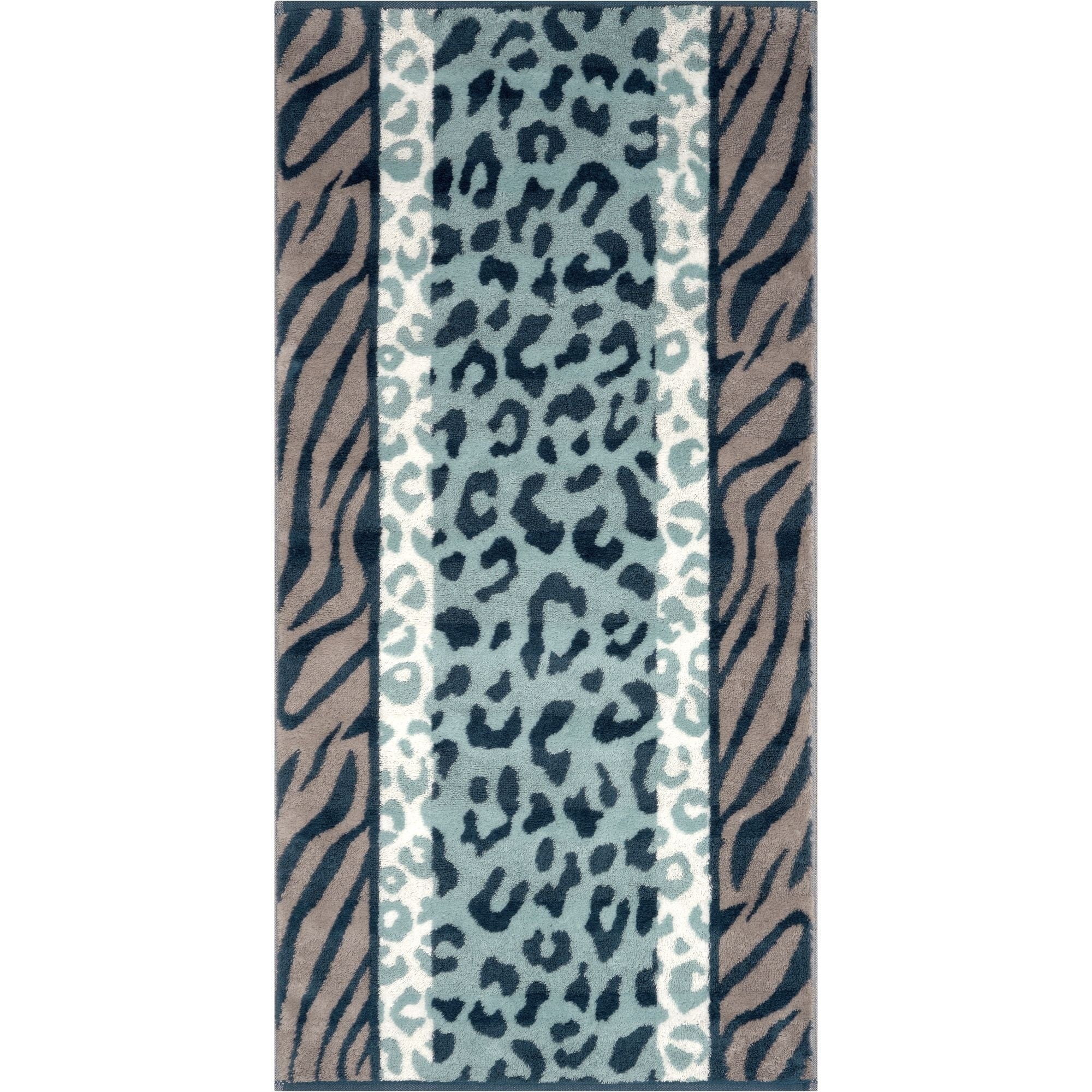 Cawö Cawö Noblesse Animal Animal 1090 Handdoek emerald/teal 50x100
