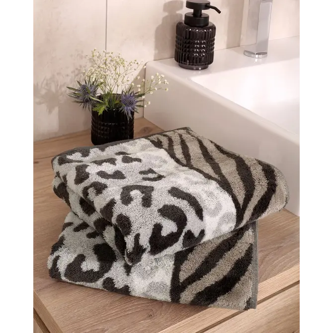 Cawö Noblesse Animal Animal 1090 Handdoek metal 50x100