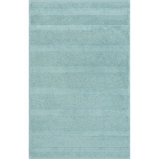 Cawö Noblesse² uni 1002 Gastendoekje emerald / teal 30x50