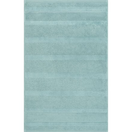 Cawö Noblesse² uni 1002 Gastendoekje emerald / teal 30x50