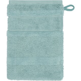 Cawö Noblesse² uni 1002 Washandjes emerald / teal 16x22