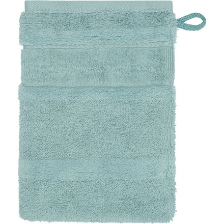 Cawö Noblesse² uni 1002 Washandjes emerald / teal 16x22