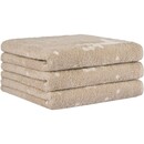 Cawö Cawö Winter Rudi im Schnee 6271 Douchelaken beige/natuur 70x140