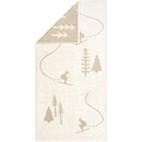 Cawö Cawö Winter Skifahrer 6272 Handdoek natuur/beige 50x100