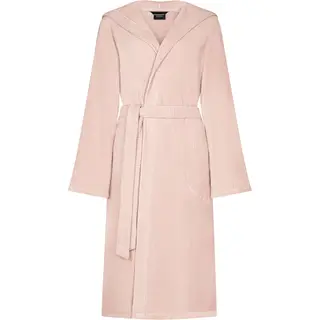 Cawo Dames Badjas extra licht met Capuchon 6140 blush 46