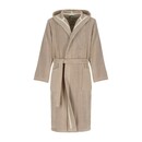 Cawö Cawö Home Heren Badjas met Capuchon 853 sand M