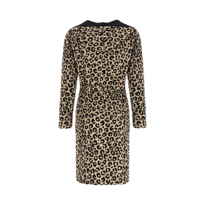 Cawö Home Dames Korte badjas met Capuchon en Ritssluiting 854 natuur M