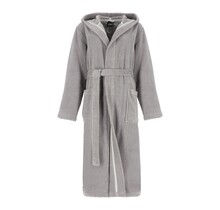 Cawö Home Dames Badjas met Capuchon 852 metal S