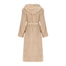 Cawö Cawö Home Dames Badjas met Capuchon 852 sand XL