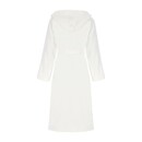 Cawö Cawö Home Dames Badjas met Capuchon 852 wit M