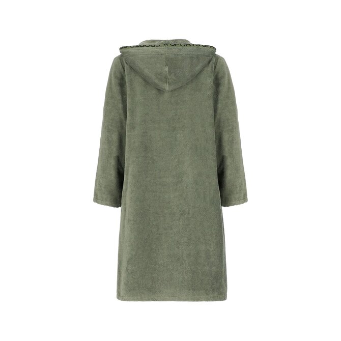 Cawö Heren Badjas met Capuchon en ritssluiting 6850 field XL