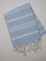 Eco Bain Kleine Hamamdoek Licht Blauw