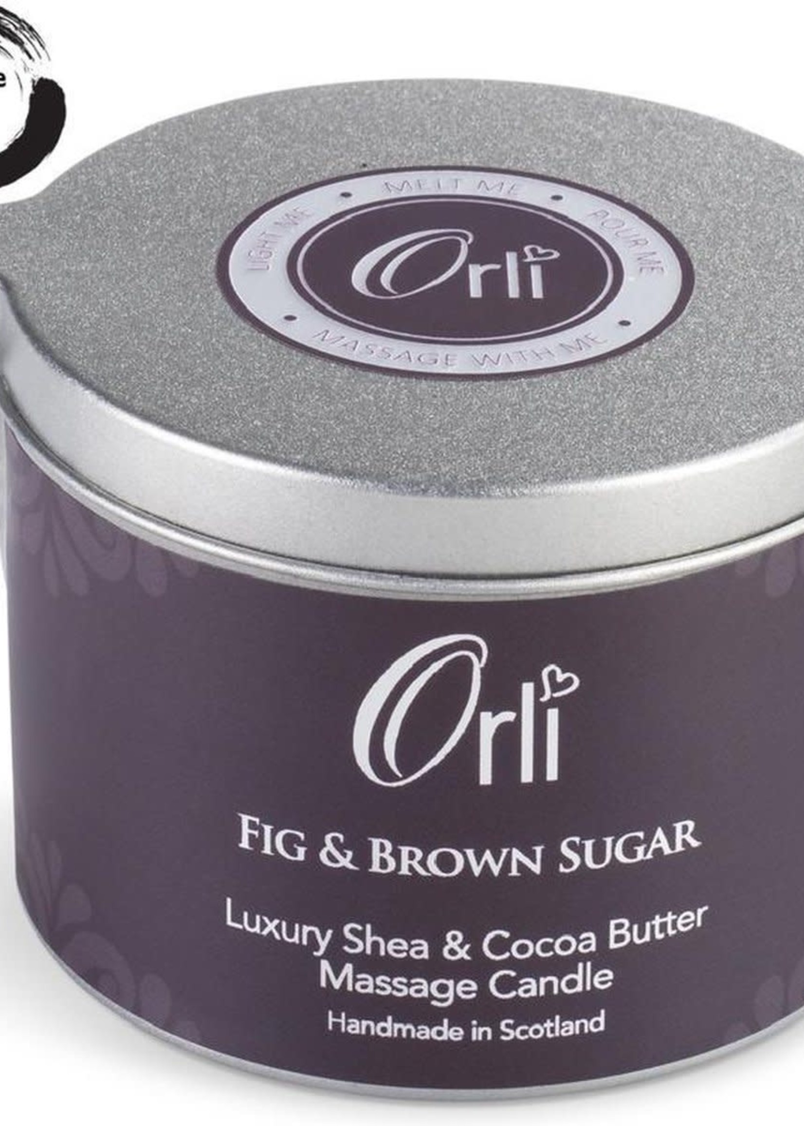 Orli Vegan Massage Olie Fig & Brown Sugar - biologisch en proefdiervrij 160 ml