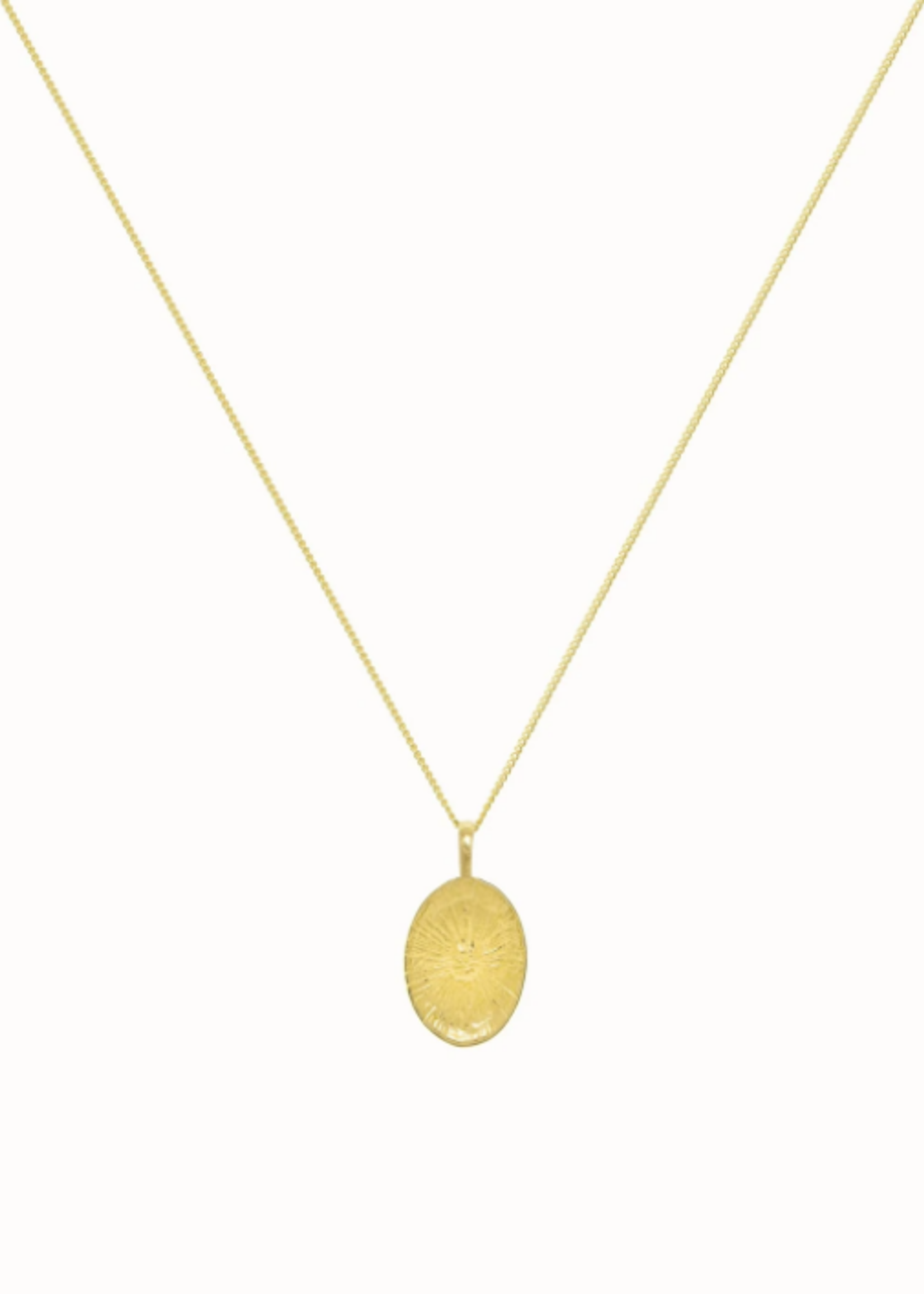 Flawed Radiant Necklace Goldplated