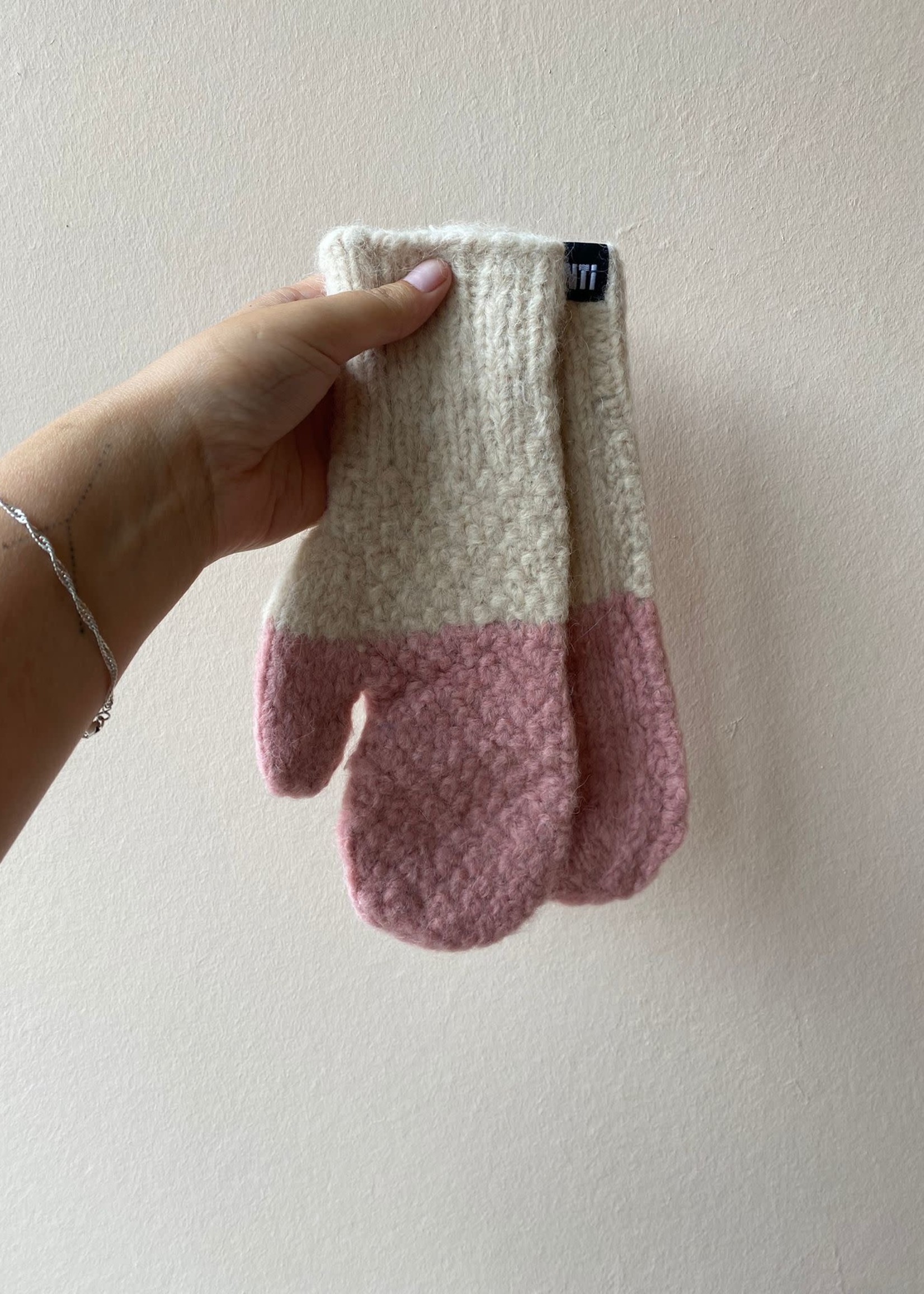 INTI Knitwear Duo Huantes Marfil/Lychee