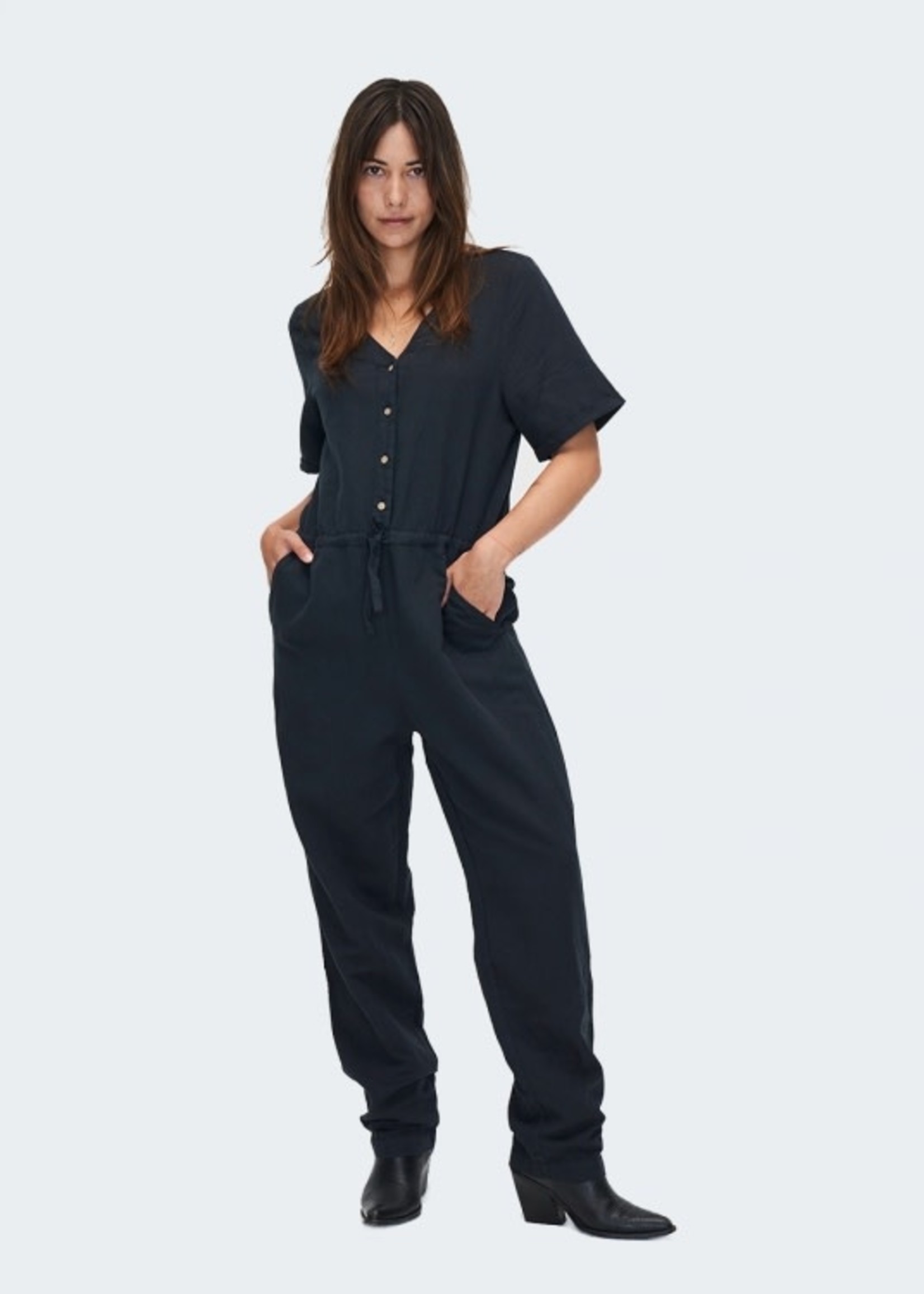 Kuyichi Jumpsuit Sia Jet Black