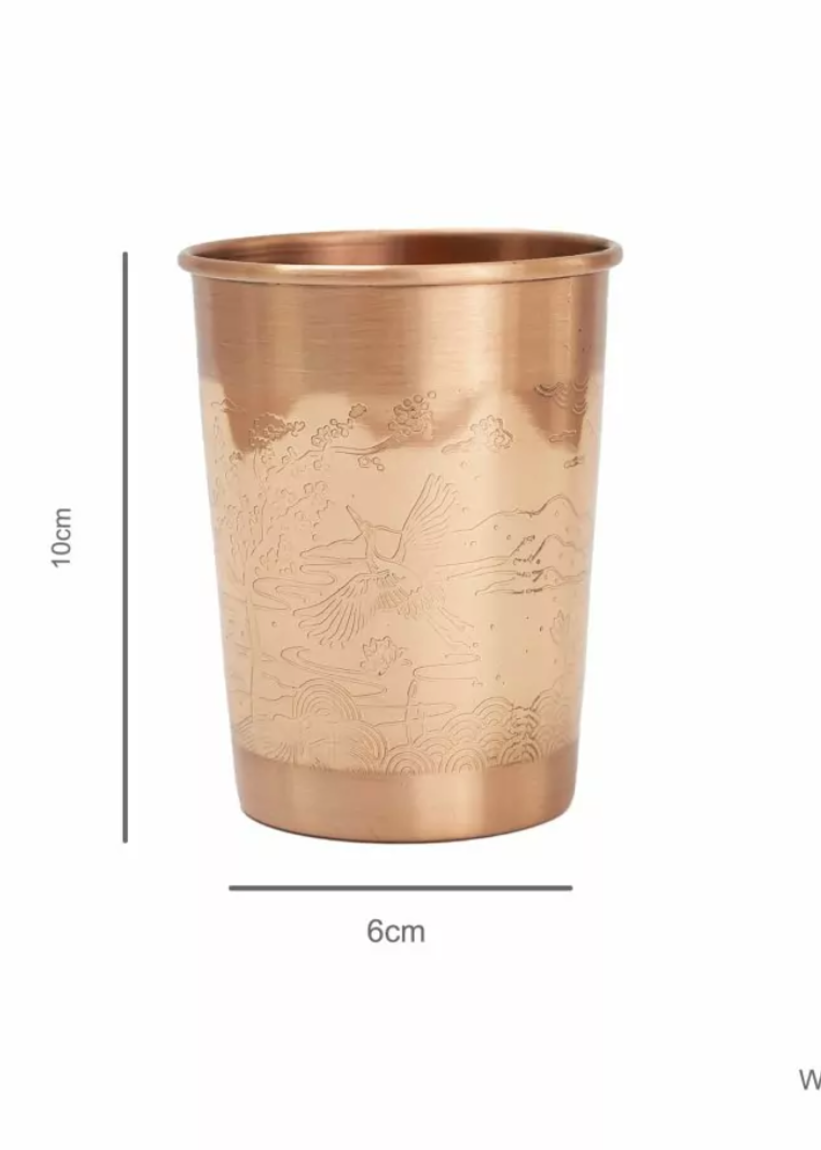 Forrest & Love Paradise Copper Water Glass 300 ml