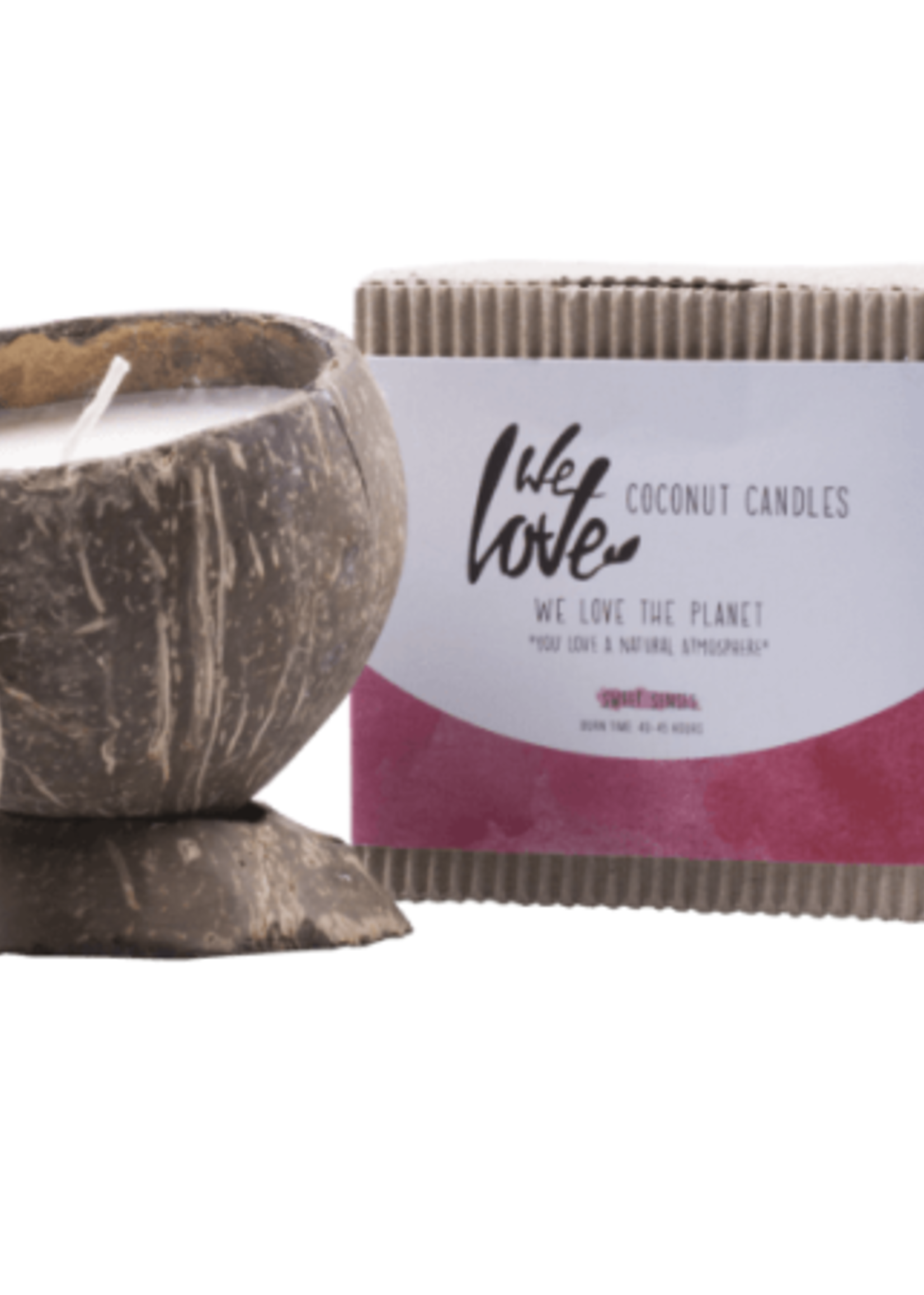 we love the planet We love the Planet coconut candle Sweet Senses