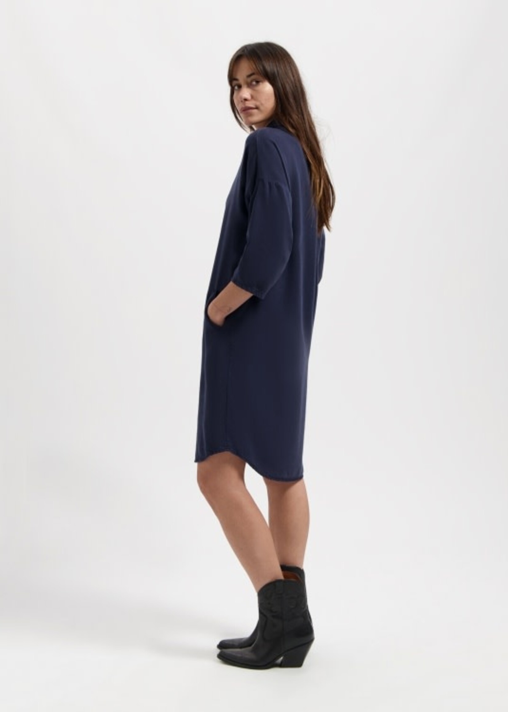 Kuyichi Marla dress Dark Navy