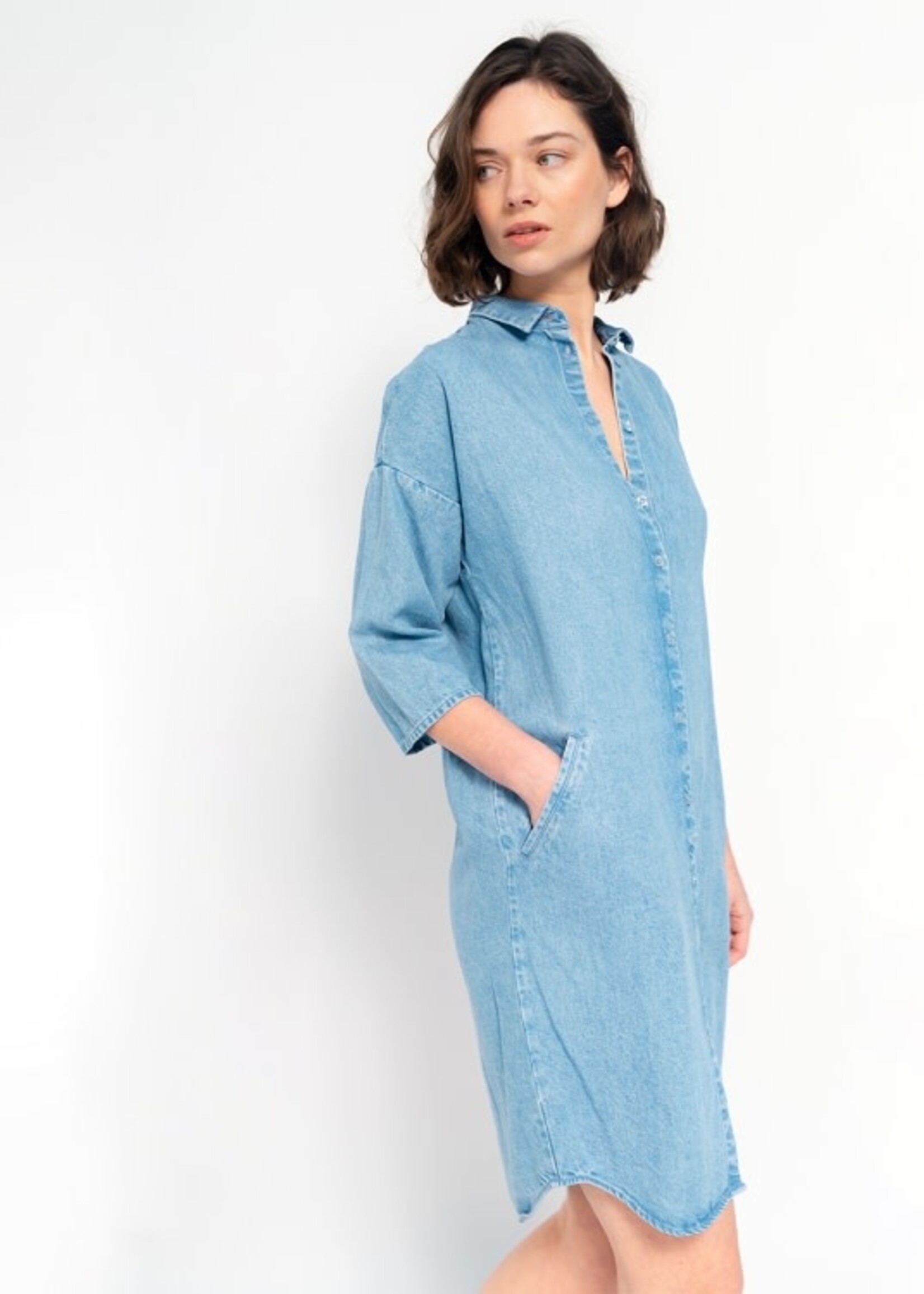 Kuyichi Mara Dress Light BLue