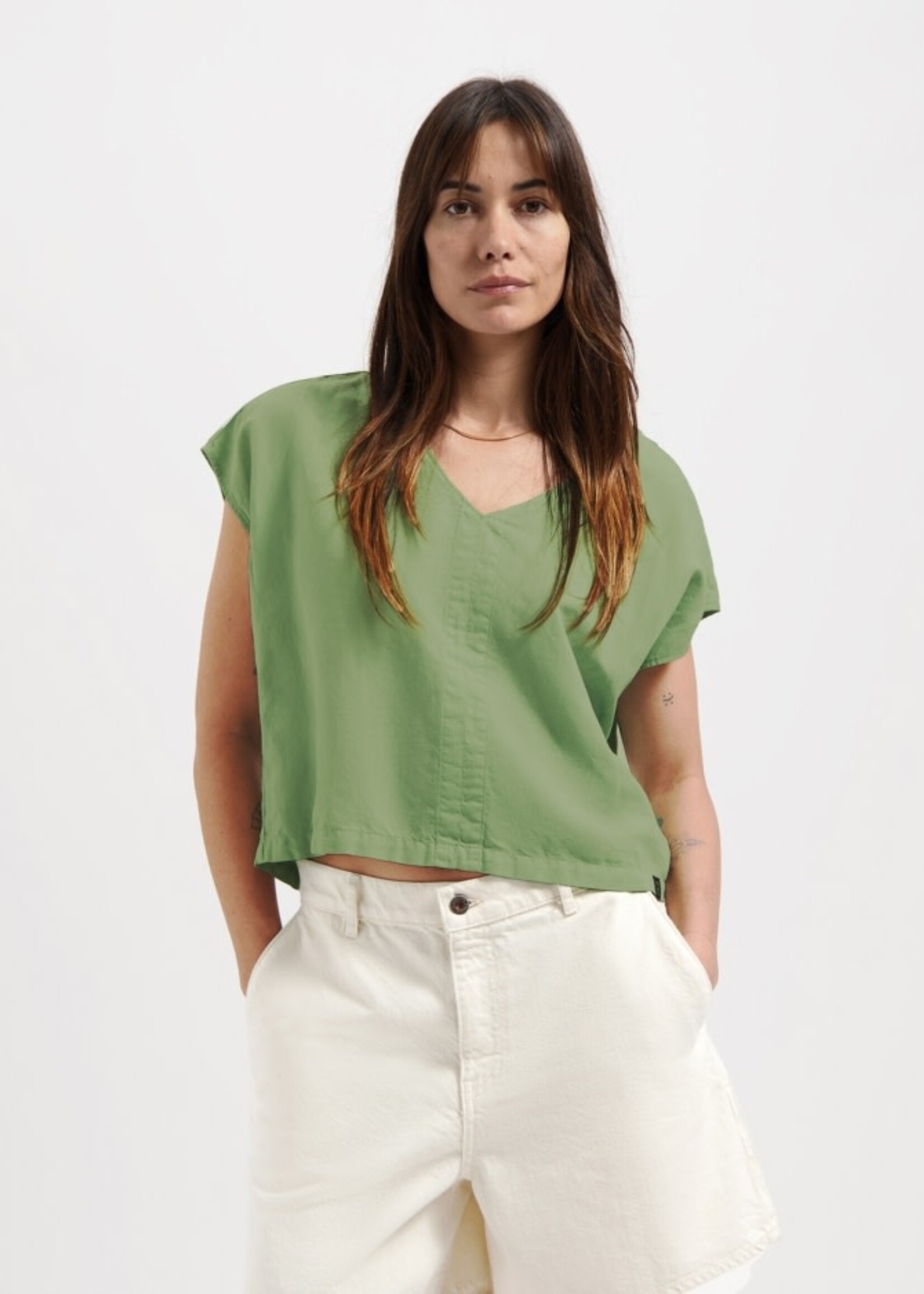 Kuyichi Emily top Sage green