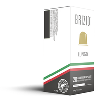 Brizio Lungo Aluminium Capsules 20 stuks
