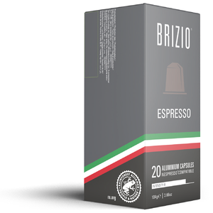 Brizio Espresso Aluminium Capsules