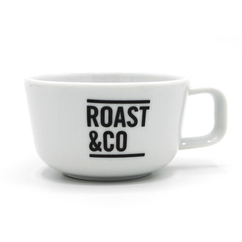 Roast & Co Roast & CO Lung kop wit met zwart logo