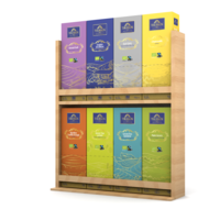 Premium staande display 8-vaks