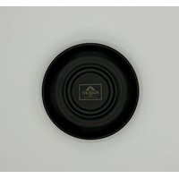 Schotel mat zwart met logo Thurson (14,5cm)