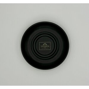 Thurson Tea Schotel mat zwart met logo Thurson (14,5cm)