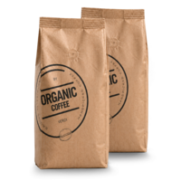 Organic koffiebonen
