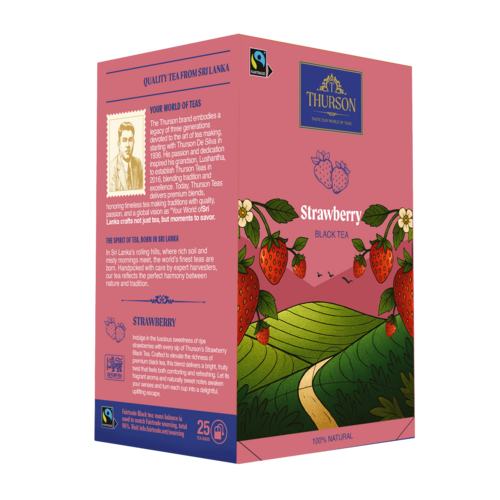 Thurson Tea Thurson Classic Strawberry thee Thurson Tea Thurson Classic Strawberry thee