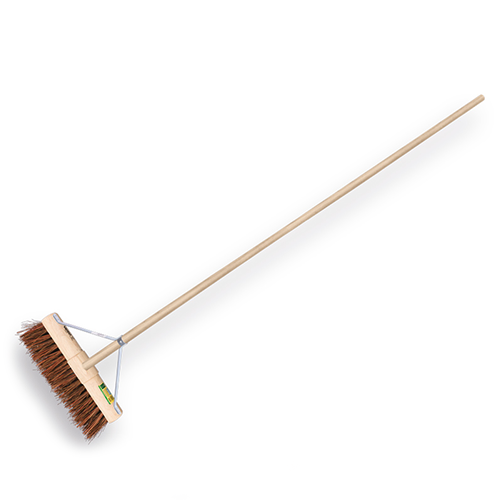 VERO wegenbouwbezem bassine, steel & houder L 170 cm