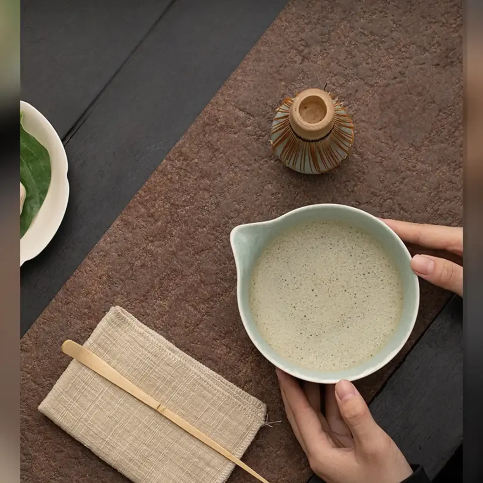 Matcha Set helles Grün